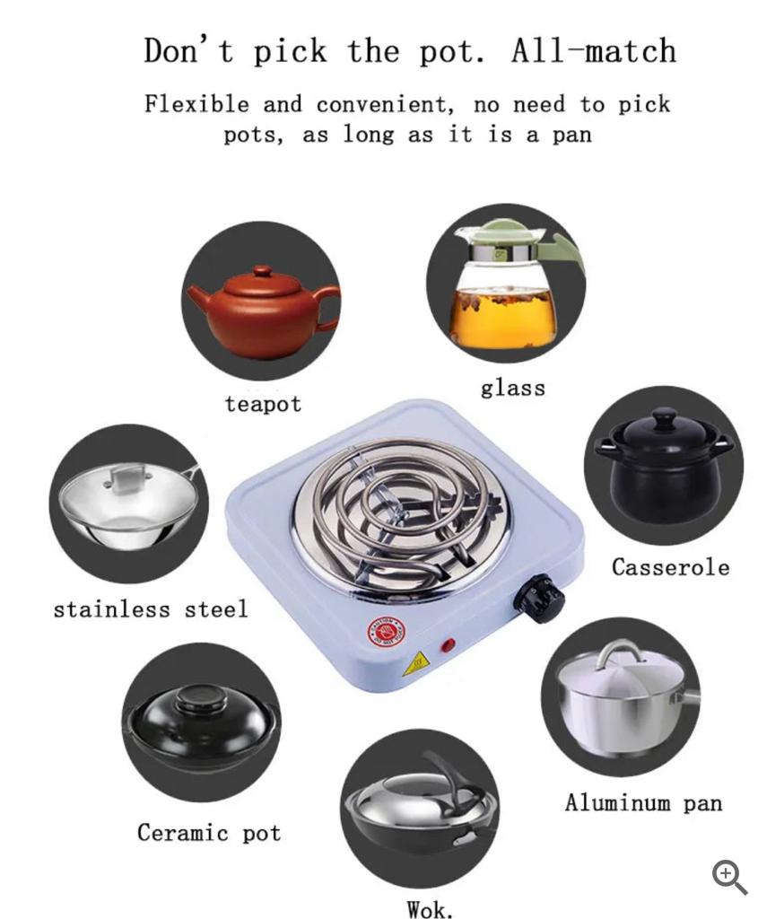 Electric Coil Cooking Stove – Portable Electric Chulha