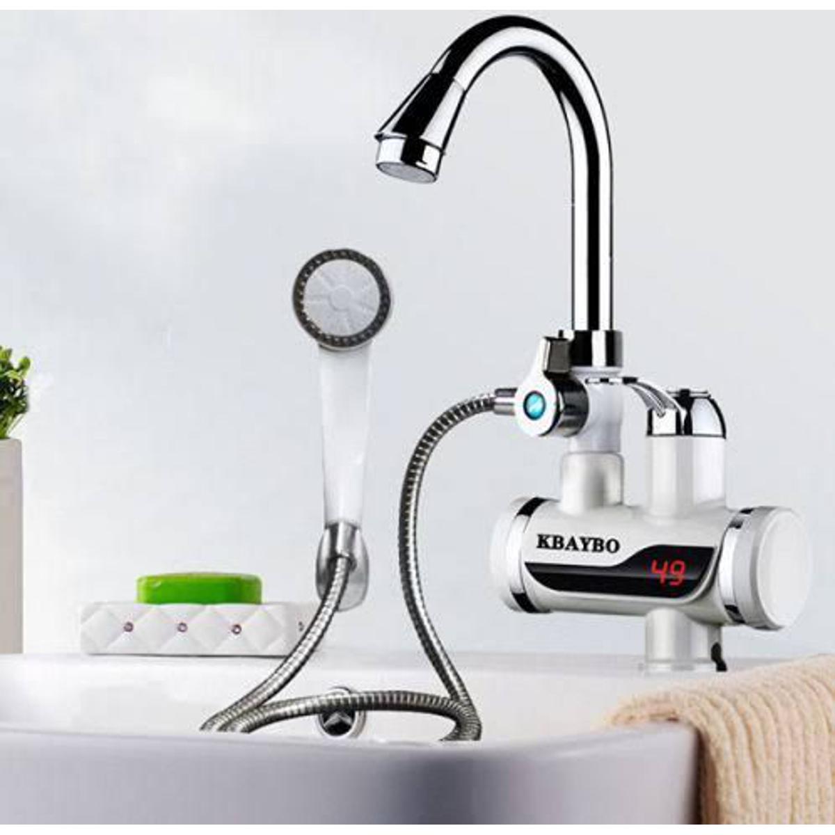 Electric Hot Water Heater Tap, Instant water Heating Tap with hand shower