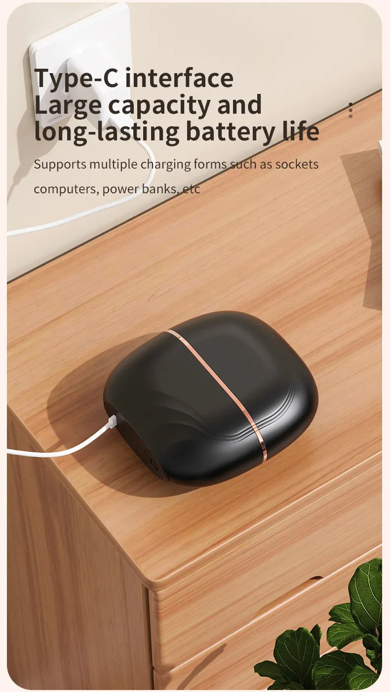 Mini Hair Straightening Comb Wireless Charging Portable Multifunctional Hair Styling Comb Hair Straightener