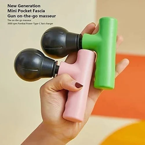 Mini Fascial Gun Deep Muscle Massager Mini Head and Face Massager